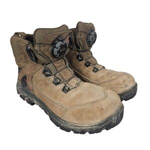 Womens 8 Red Wings Shoes Winter Utility Work Hiking Boots Tan Brown Durable